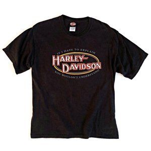 Harley Davidson Men's Black Columbia, TN T Shirt L